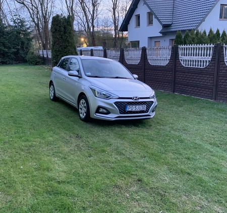 Hyundai i20 cena 42900 przebieg: 104747, rok produkcji 2018 z Siedliszcze małe 211